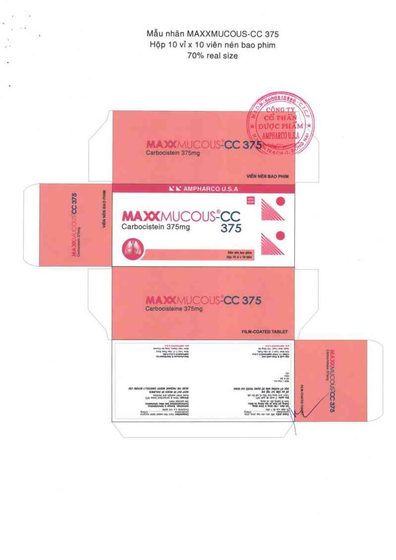 thông tin, cách dùng, giá thuốc Maxxmucous-CC 375 - ảnh 2