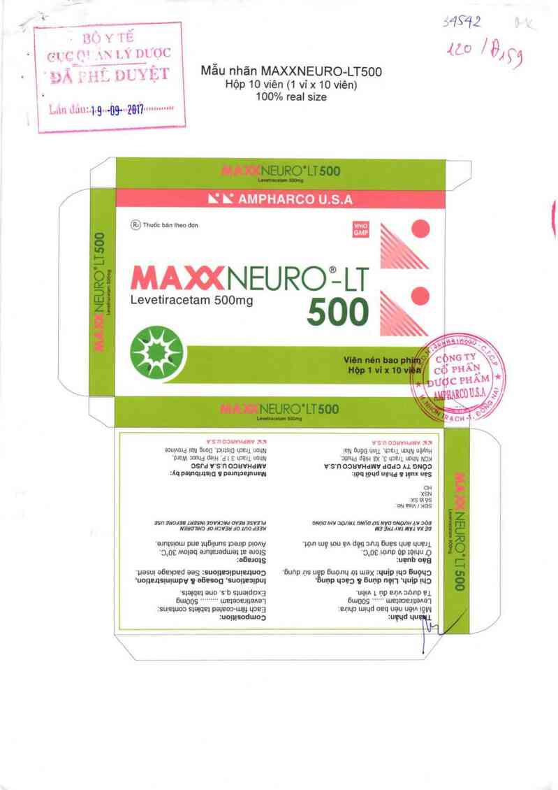 thông tin, cách dùng, giá thuốc Maxxneuro - LT 500 - ảnh 0