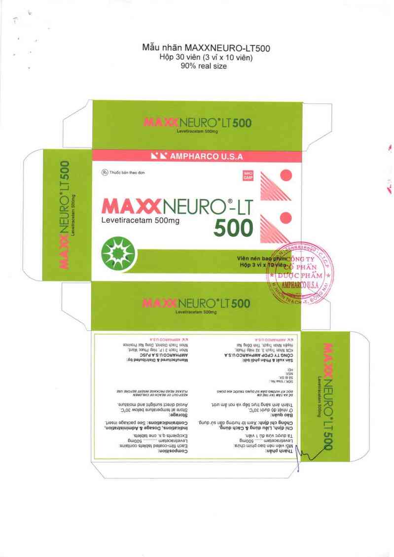 thông tin, cách dùng, giá thuốc Maxxneuro - LT 500 - ảnh 1
