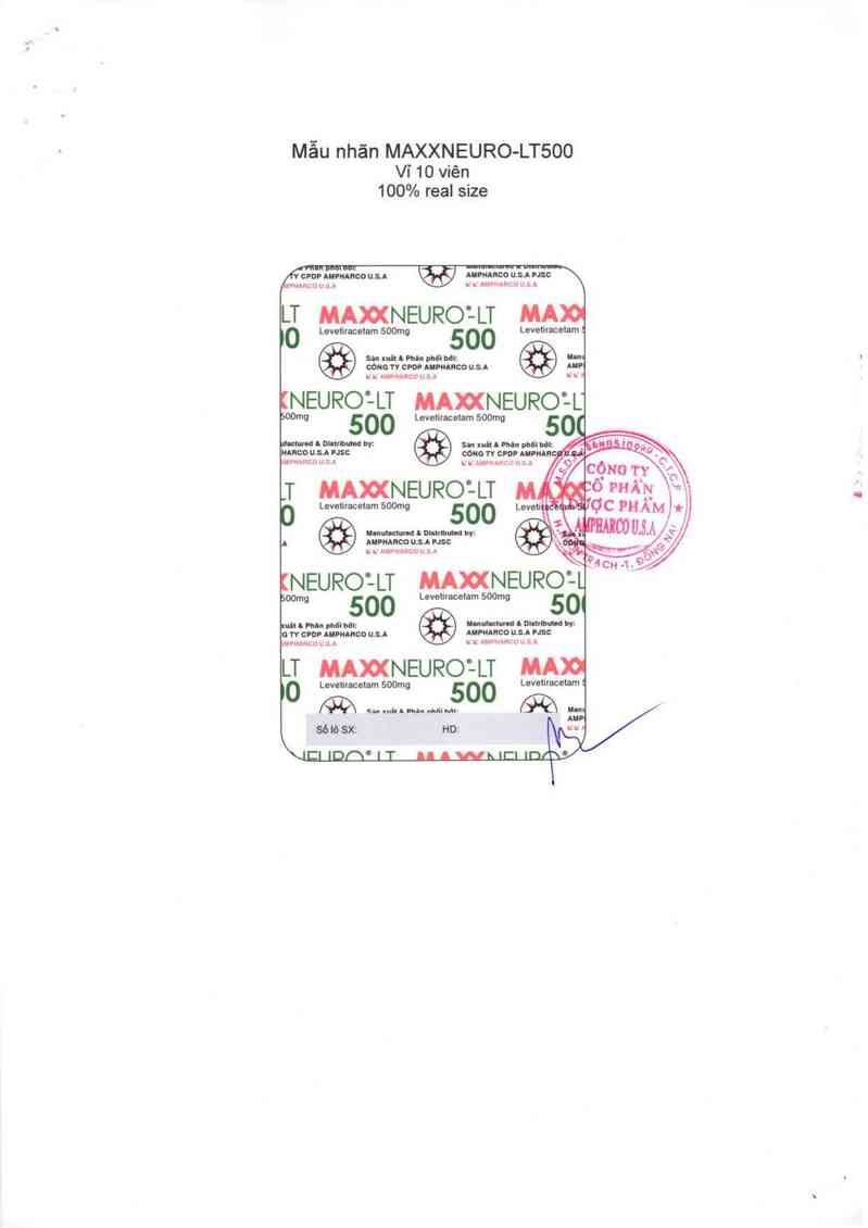 thông tin, cách dùng, giá thuốc Maxxneuro - LT 500 - ảnh 3