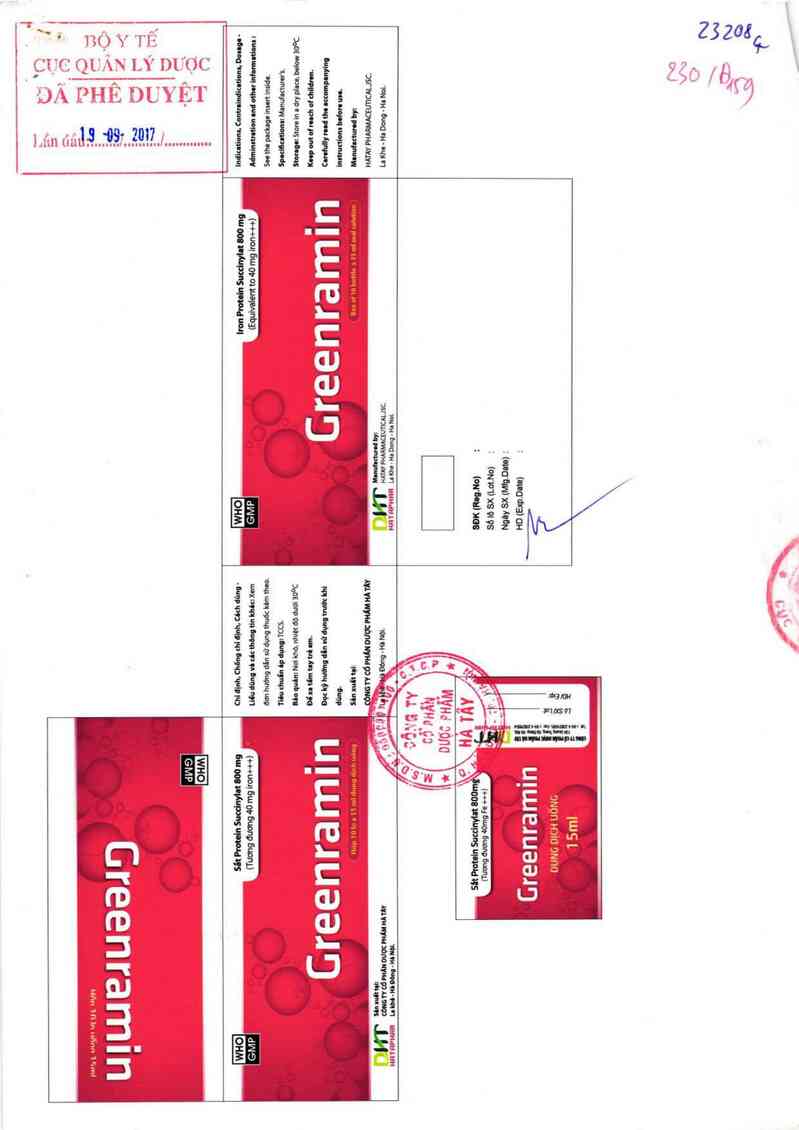 thông tin, cách dùng, giá thuốc Greenramin - ảnh 0