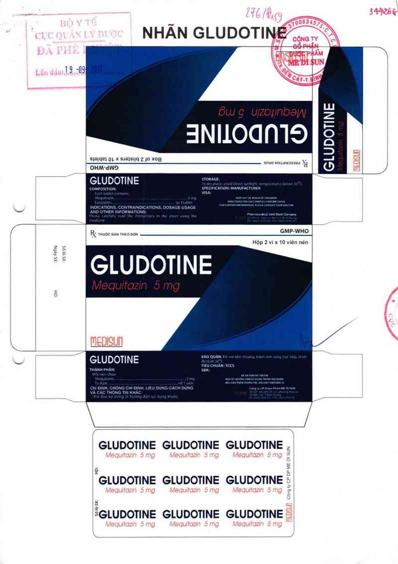 thông tin, cách dùng, giá thuốc Gludotine - ảnh 0