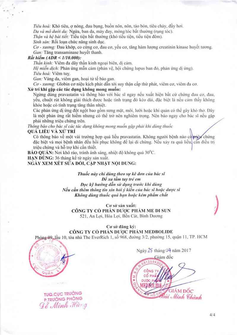 thông tin, cách dùng, giá thuốc Posisva 20 - ảnh 5