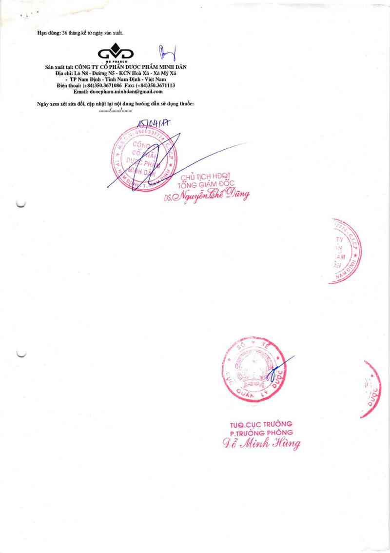 thông tin, cách dùng, giá thuốc Methocarbamol 500 mg - ảnh 3