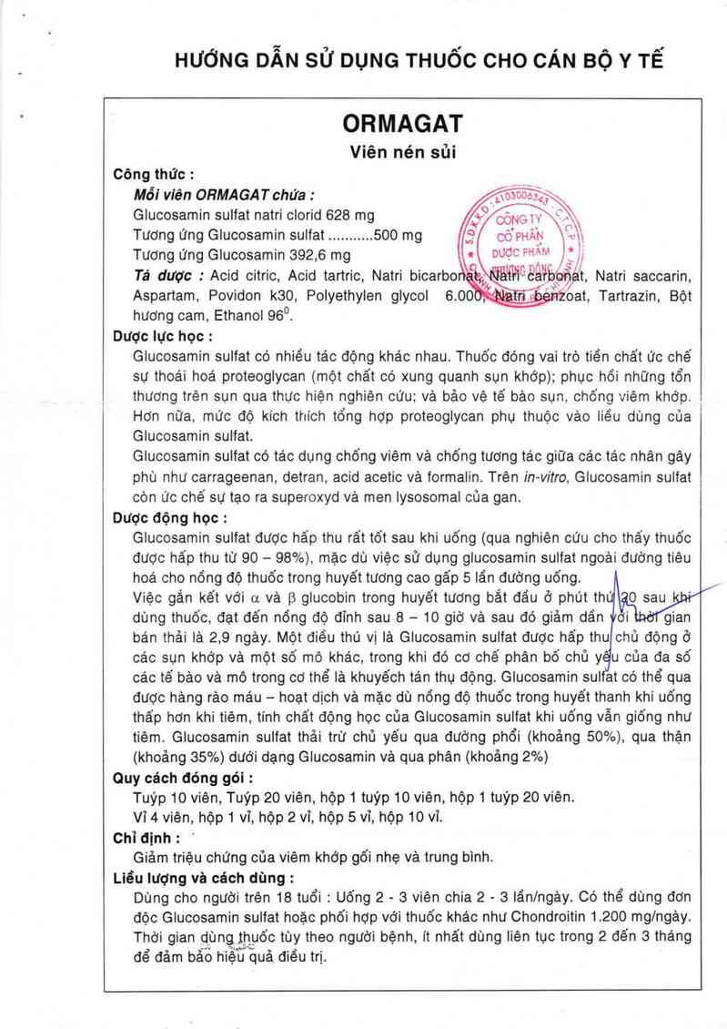 thông tin, cách dùng, giá thuốc Ormagat - ảnh 8