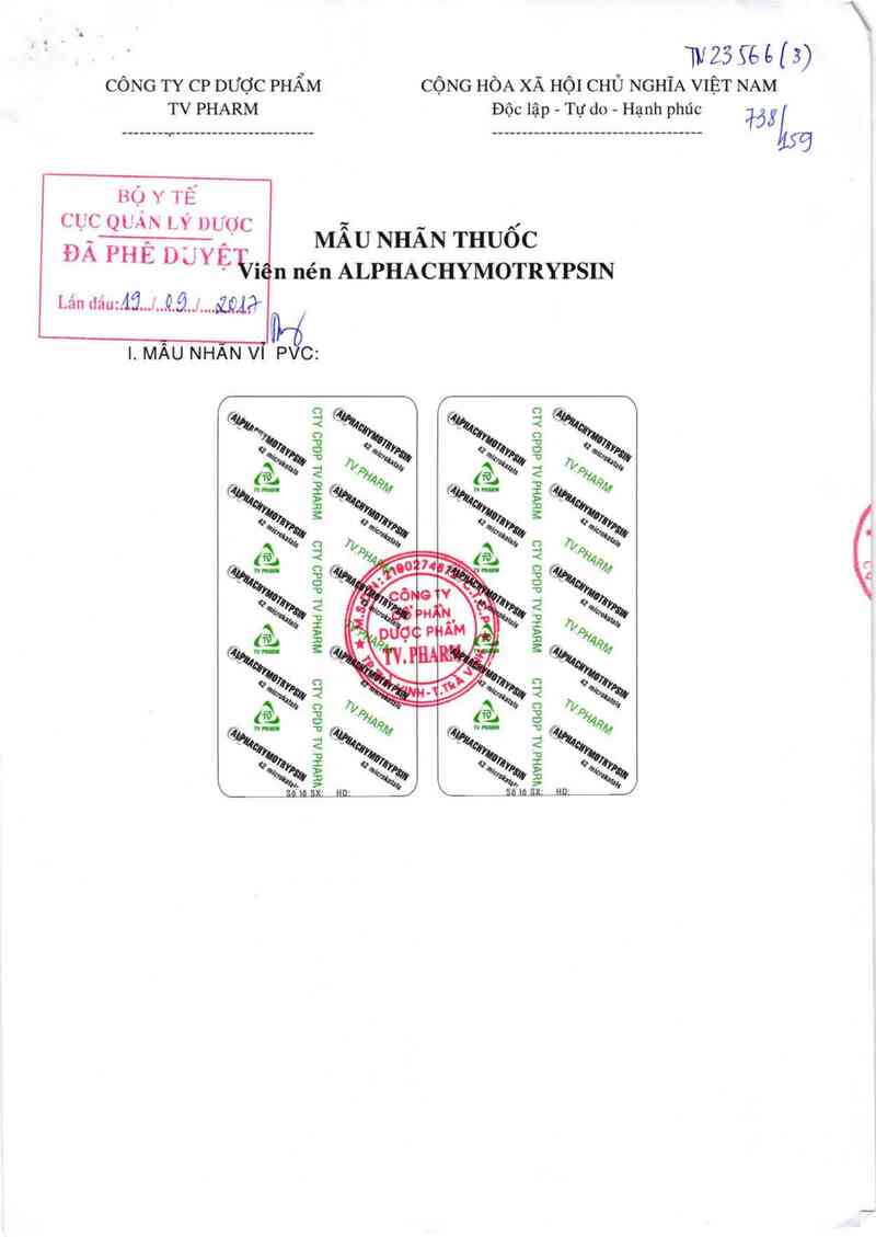 thông tin, cách dùng, giá thuốc Alphachymotrypsin - ảnh 0