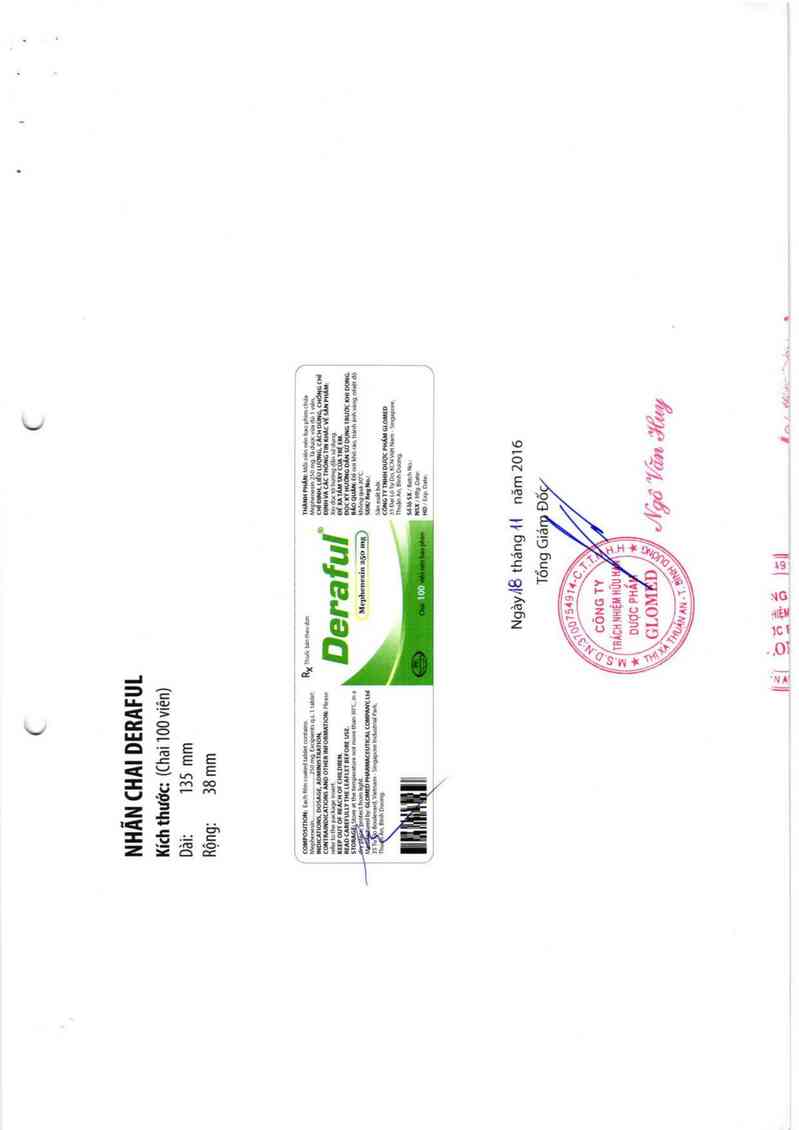 thông tin, cách dùng, giá thuốc Deraful - ảnh 2