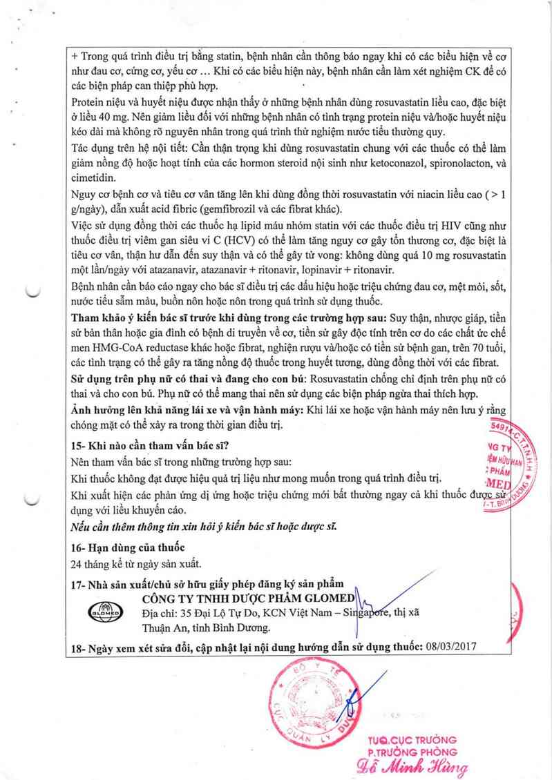 thông tin, cách dùng, giá thuốc Glodia 10 - ảnh 12