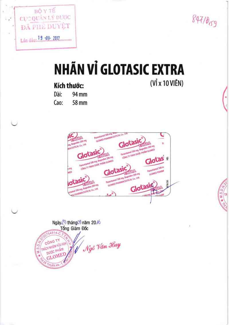 thông tin, cách dùng, giá thuốc Glotasic extra - ảnh 0