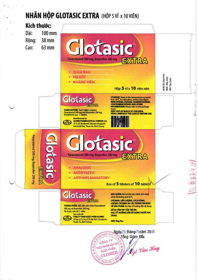 thông tin, cách dùng, giá thuốc Glotasic extra - ảnh 2