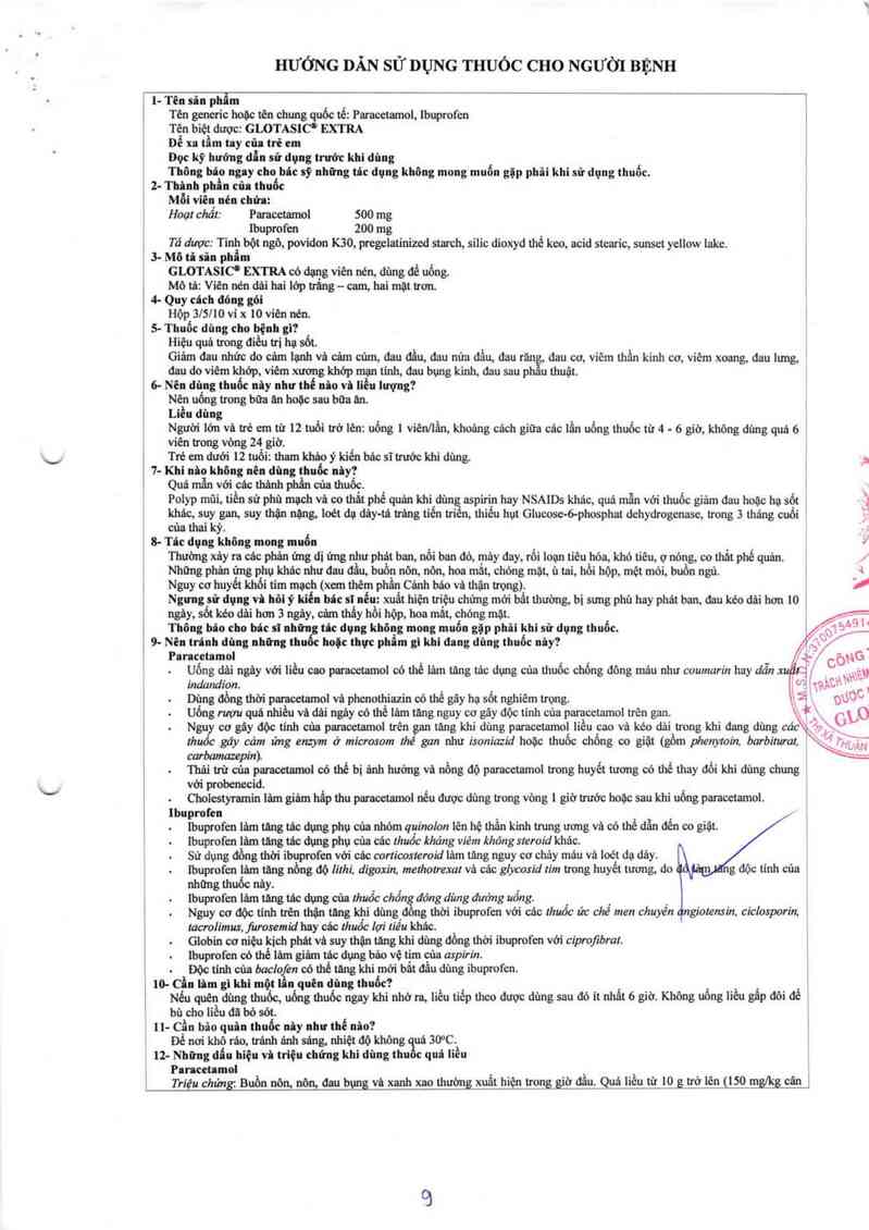 thông tin, cách dùng, giá thuốc Glotasic extra - ảnh 6