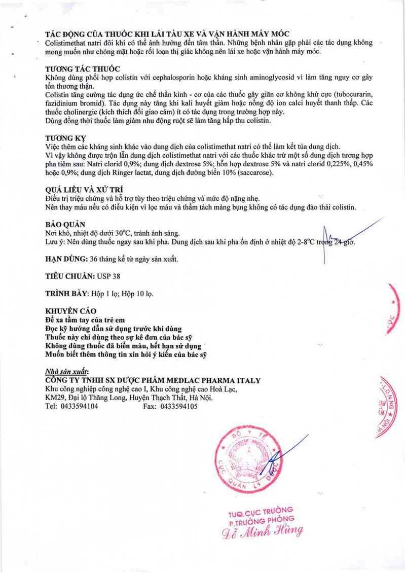 thông tin, cách dùng, giá thuốc Colistimed - ảnh 5