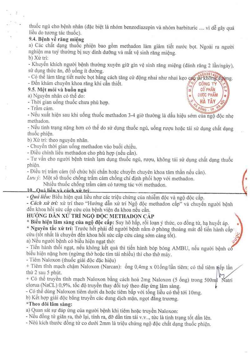 thông tin, cách dùng, giá thuốc Methadon - ảnh 15