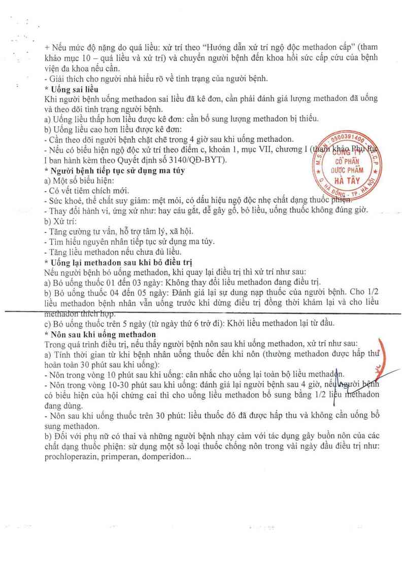 thông tin, cách dùng, giá thuốc Methadon - ảnh 9