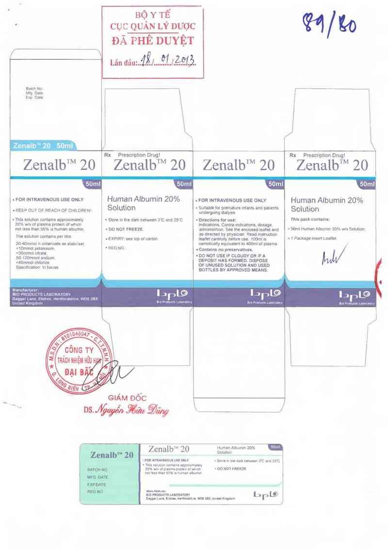 thông tin, cách dùng, giá thuốc Zenalb 20 - ảnh 0