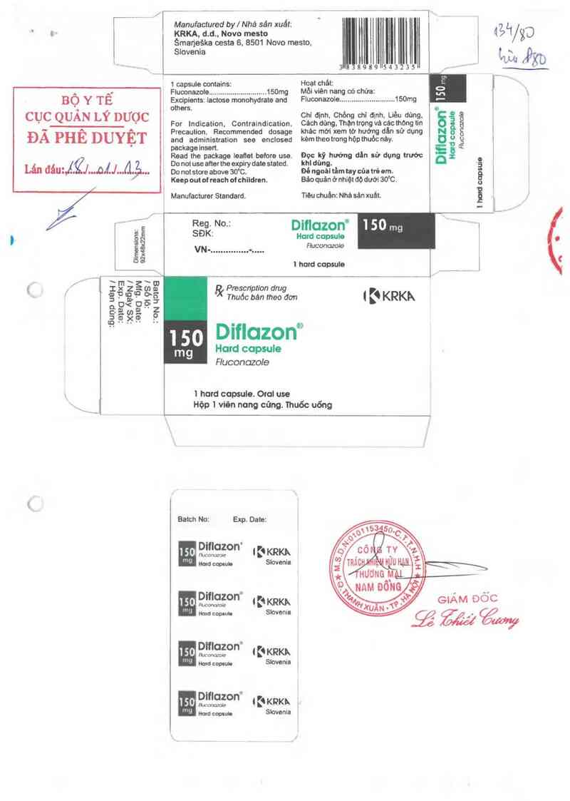 thông tin, cách dùng, giá thuốc Diflazone 150mg - ảnh 0
