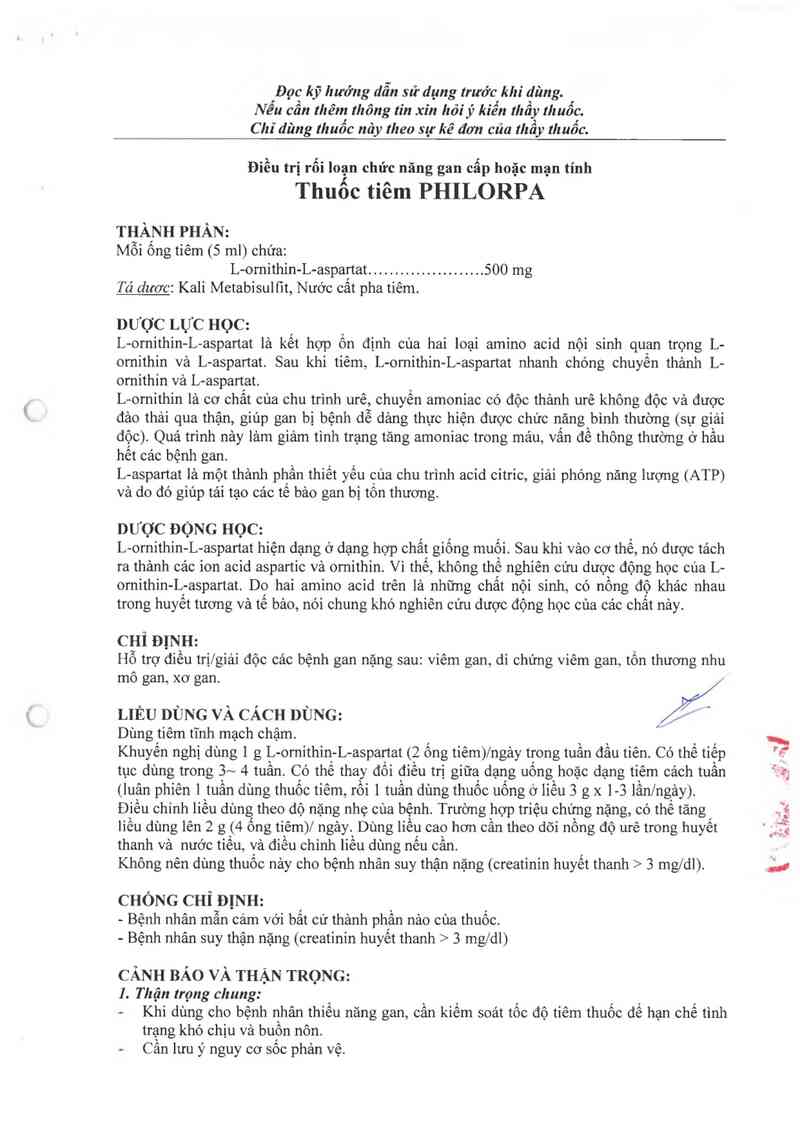 thông tin, cách dùng, giá thuốc Philorpa - ảnh 1