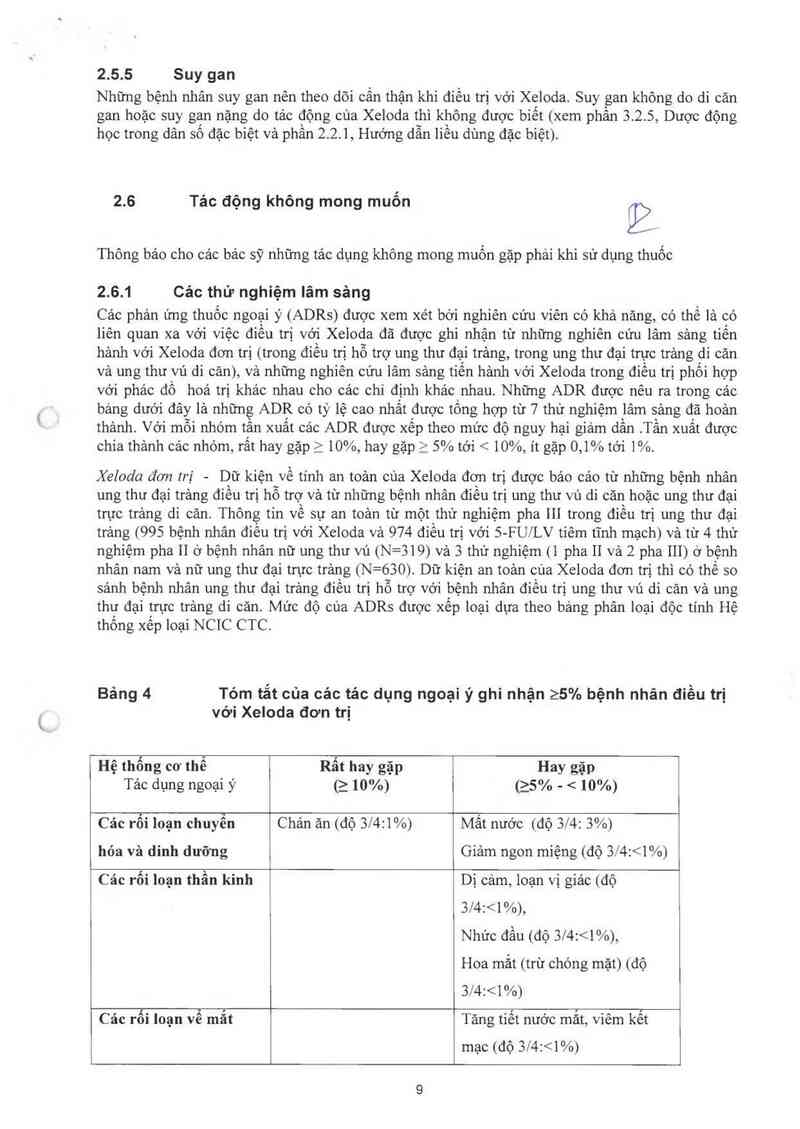 thông tin, cách dùng, giá thuốc Xeloda - ảnh 10