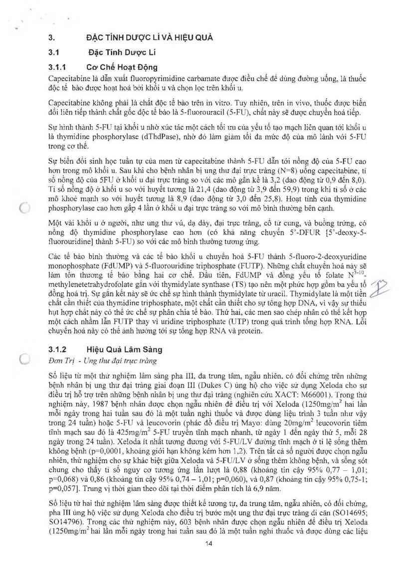 thông tin, cách dùng, giá thuốc Xeloda - ảnh 15