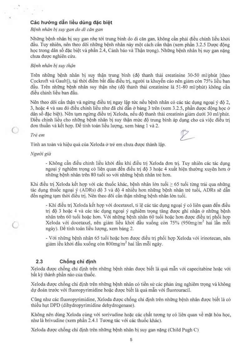 thông tin, cách dùng, giá thuốc Xeloda - ảnh 6