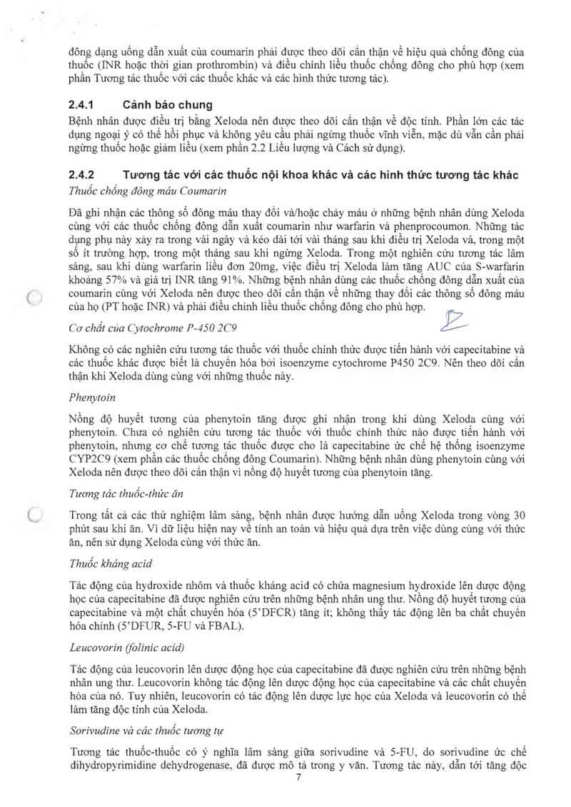 thông tin, cách dùng, giá thuốc Xeloda - ảnh 8