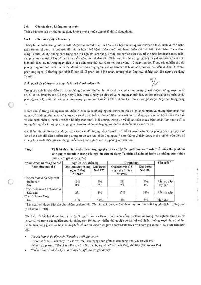 thông tin, cách dùng, giá thuốc Tamiflu - ảnh 6
