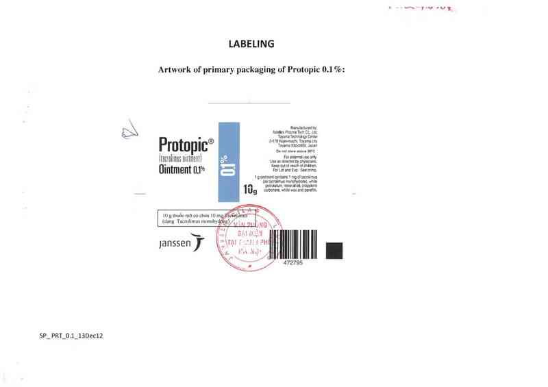 thông tin, cách dùng, giá thuốc Protopic 0,1% - ảnh 1