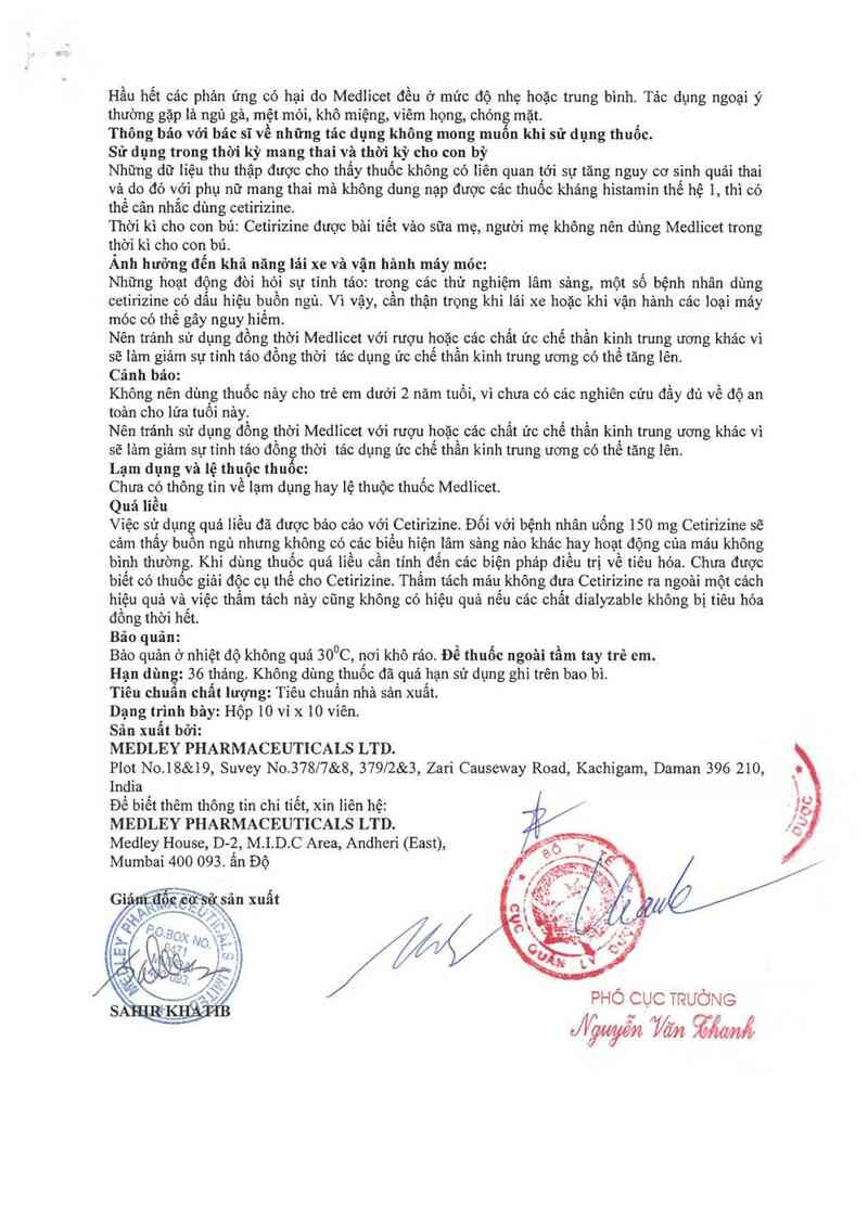 thông tin, cách dùng, giá thuốc Medlicet - ảnh 4