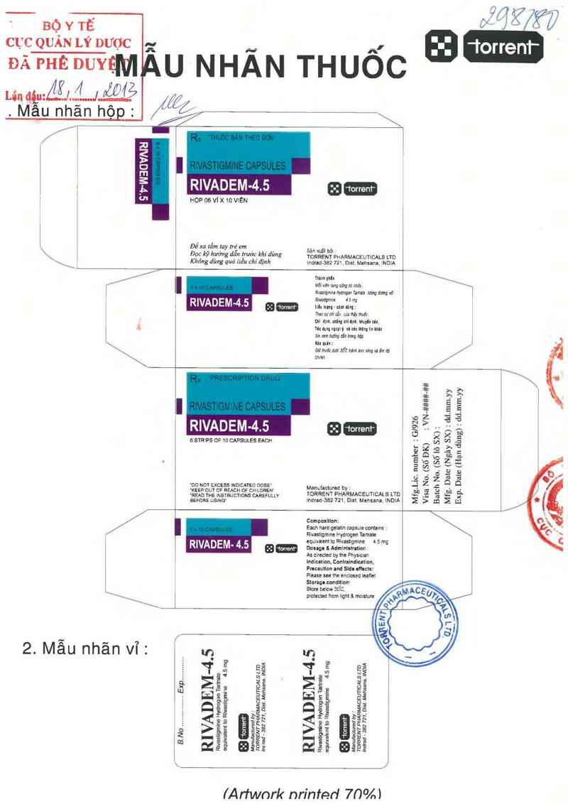 thông tin, cách dùng, giá thuốc Rivadem 4.5 - ảnh 0