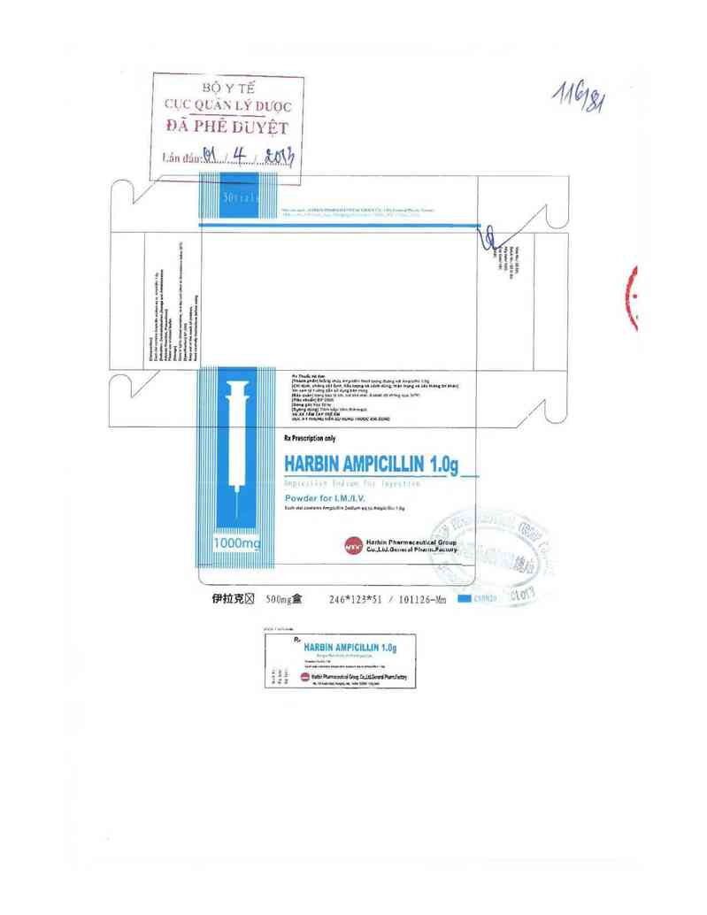 thông tin, cách dùng, giá thuốc Harbin Ampicillin - ảnh 0