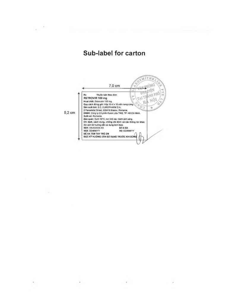 thông tin, cách dùng, giá thuốc Retrovir 100mg - ảnh 3