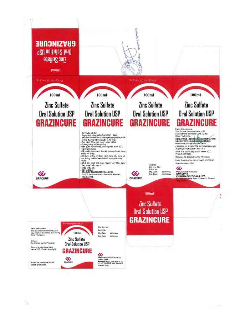 thông tin, cách dùng, giá thuốc Grazincure - ảnh 1