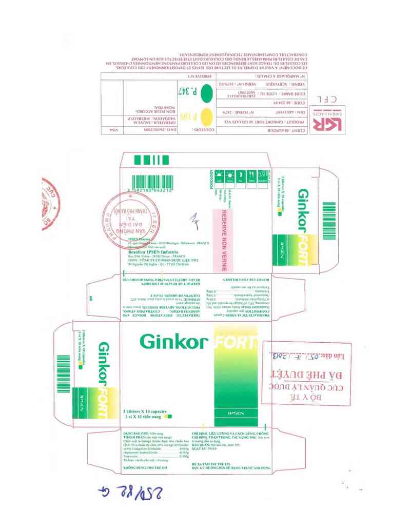 thông tin, cách dùng, giá thuốc Ginkor Fort - ảnh 0