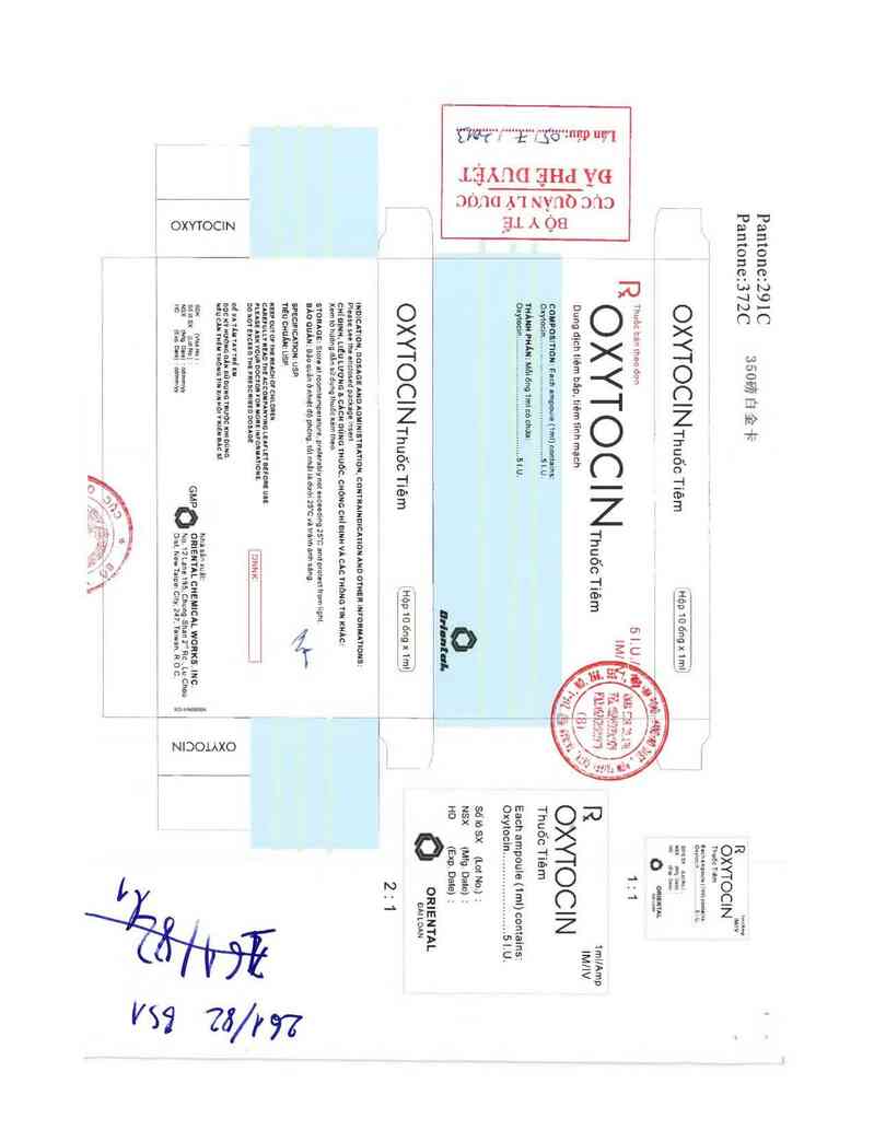 thông tin, cách dùng, giá thuốc Thuốc tiêm Oxytocin - ảnh 0