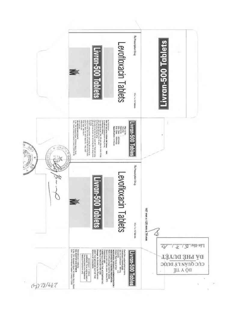 thông tin, cách dùng, giá thuốc Livran-500 Tablets - ảnh 0