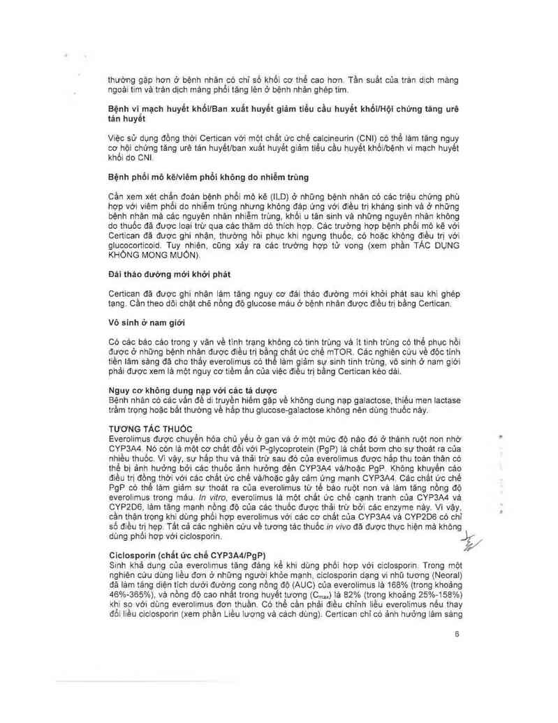 thông tin, cách dùng, giá thuốc Certican 0.75mg - ảnh 7