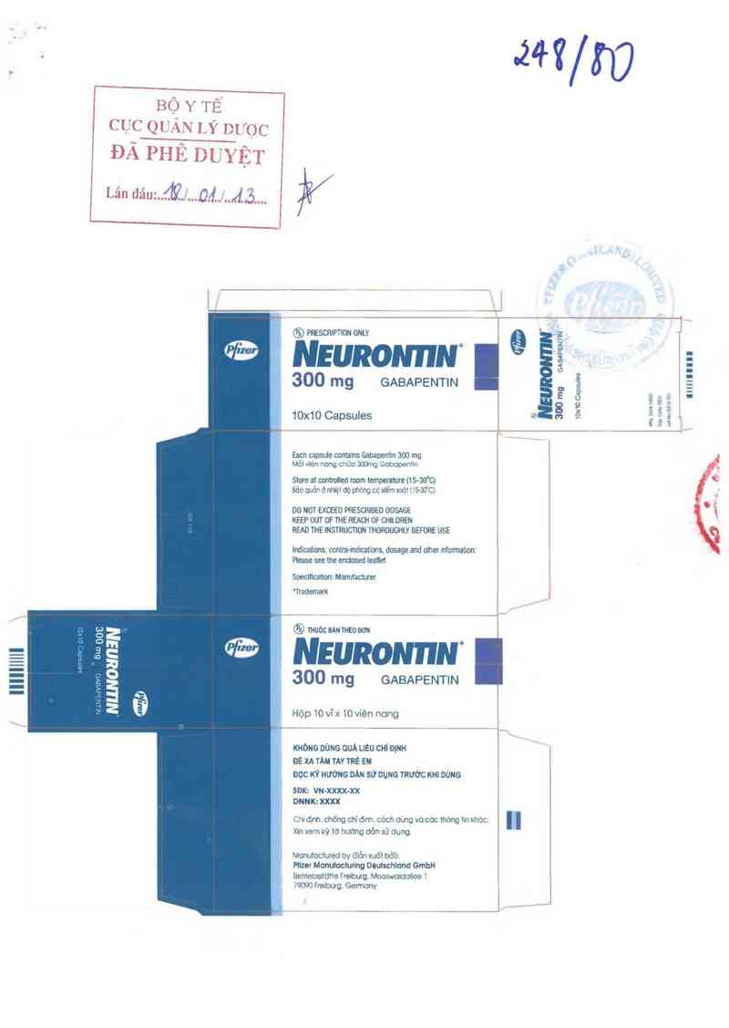 thông tin, cách dùng, giá thuốc Neurontin - ảnh 0