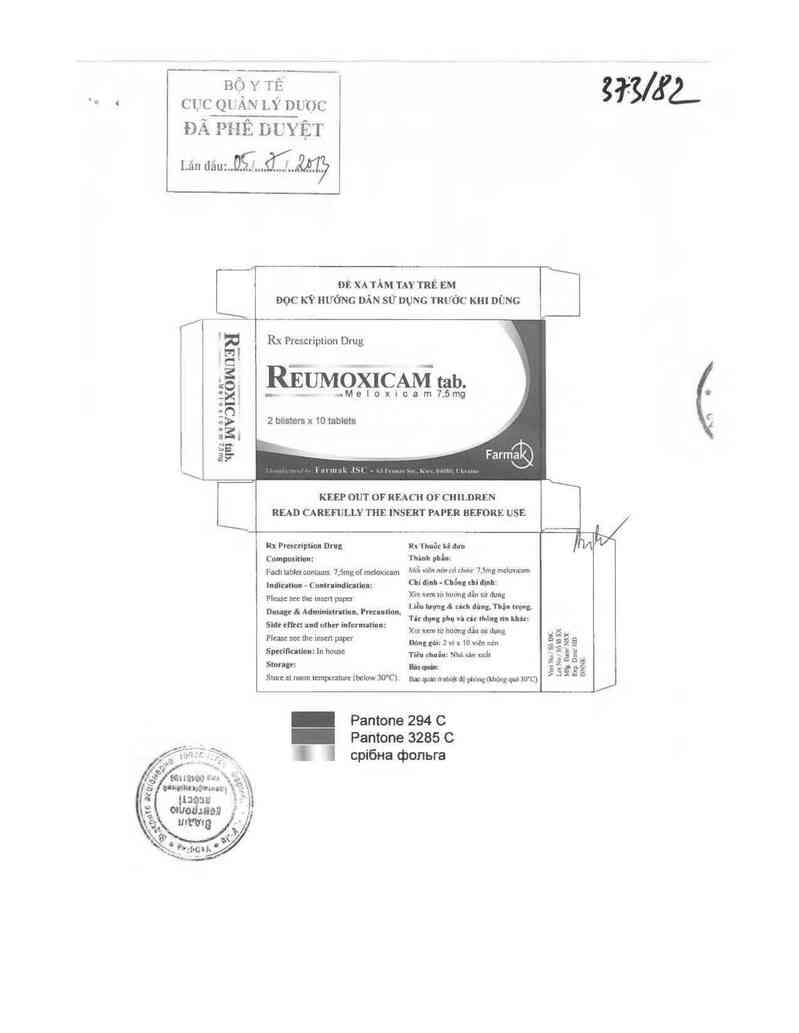 thông tin, cách dùng, giá thuốc Reumoxicam - ảnh 0