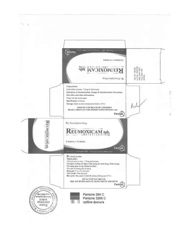 thông tin, cách dùng, giá thuốc Reumoxicam - ảnh 1