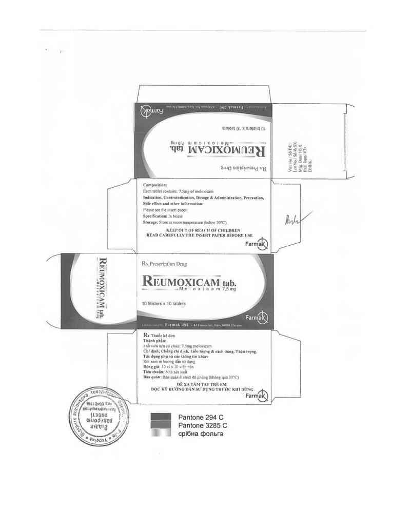 thông tin, cách dùng, giá thuốc Reumoxicam - ảnh 2