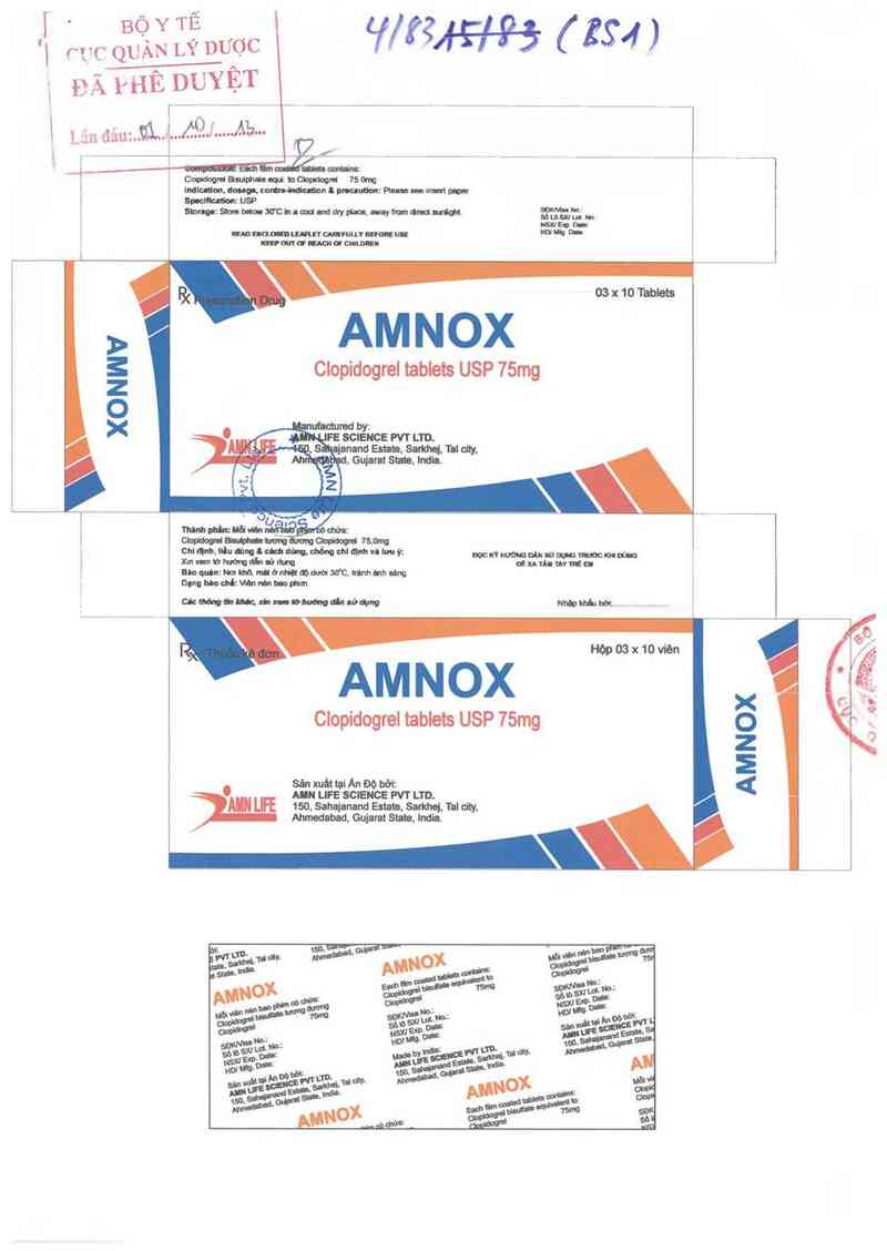 thông tin, cách dùng, giá thuốc Amnox - ảnh 0