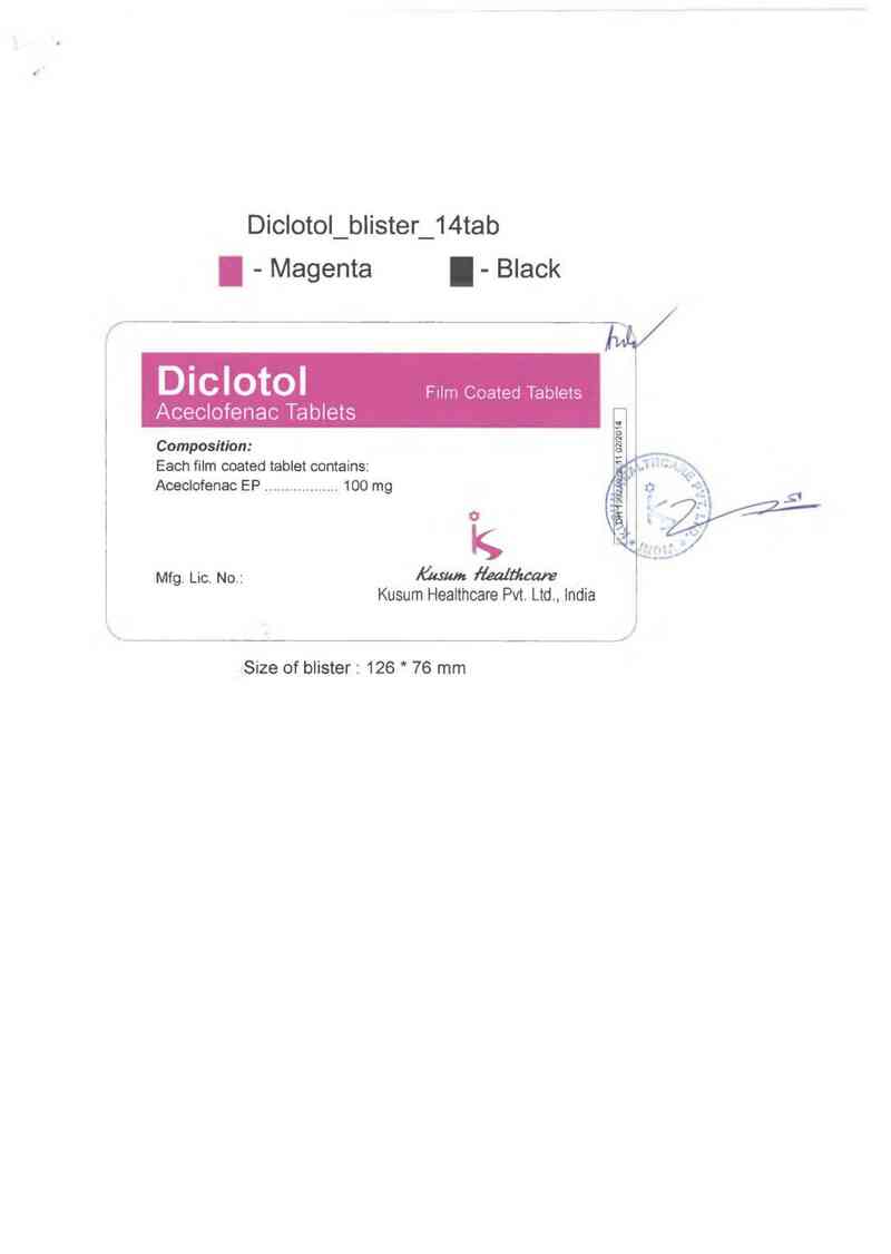 thông tin, cách dùng, giá thuốc Diclotol - ảnh 1