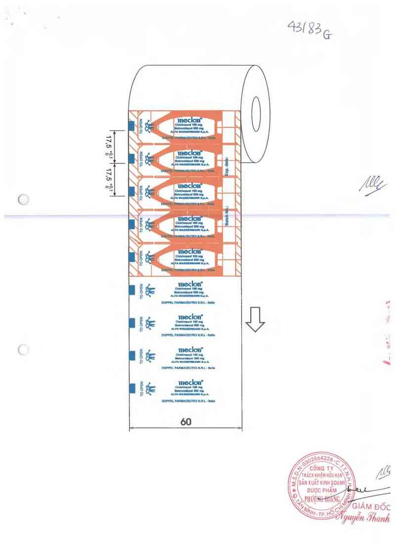thông tin, cách dùng, giá thuốc Meclon - ảnh 1