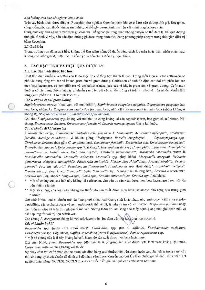 thông tin, cách dùng, giá thuốc Rocephin 1g I.V. - ảnh 8