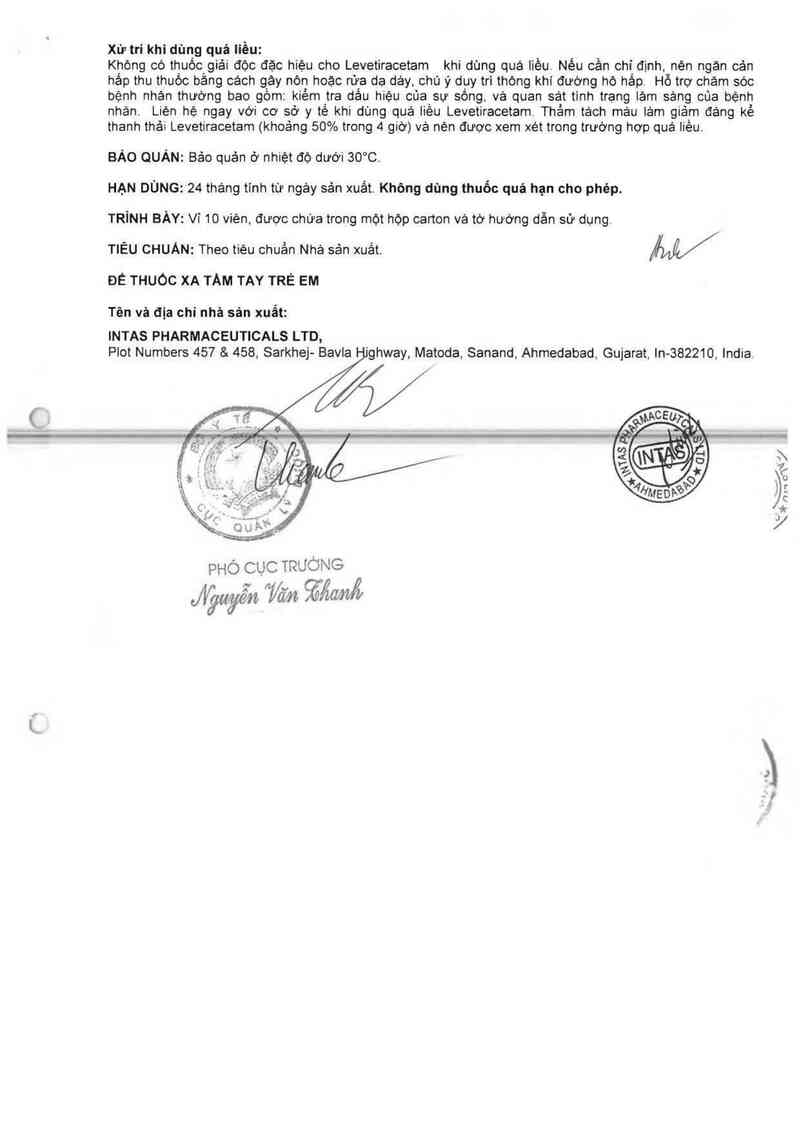 thông tin, cách dùng, giá thuốc Intalevi 1000 - ảnh 4