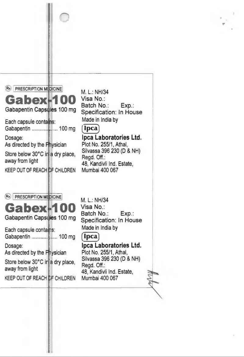 thông tin, cách dùng, giá thuốc Gabex-100 - ảnh 2