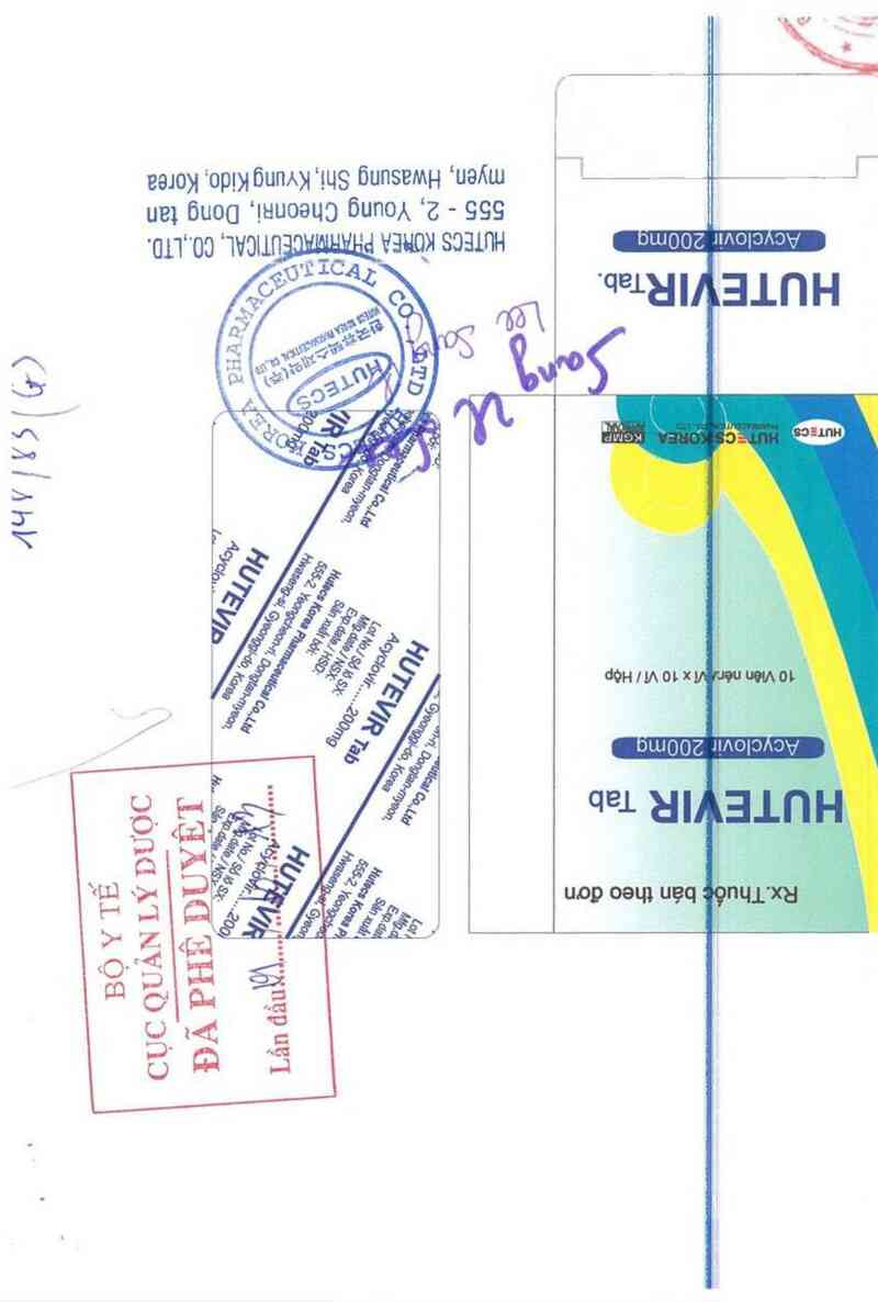 thông tin, cách dùng, giá thuốc Hutevir - ảnh 1