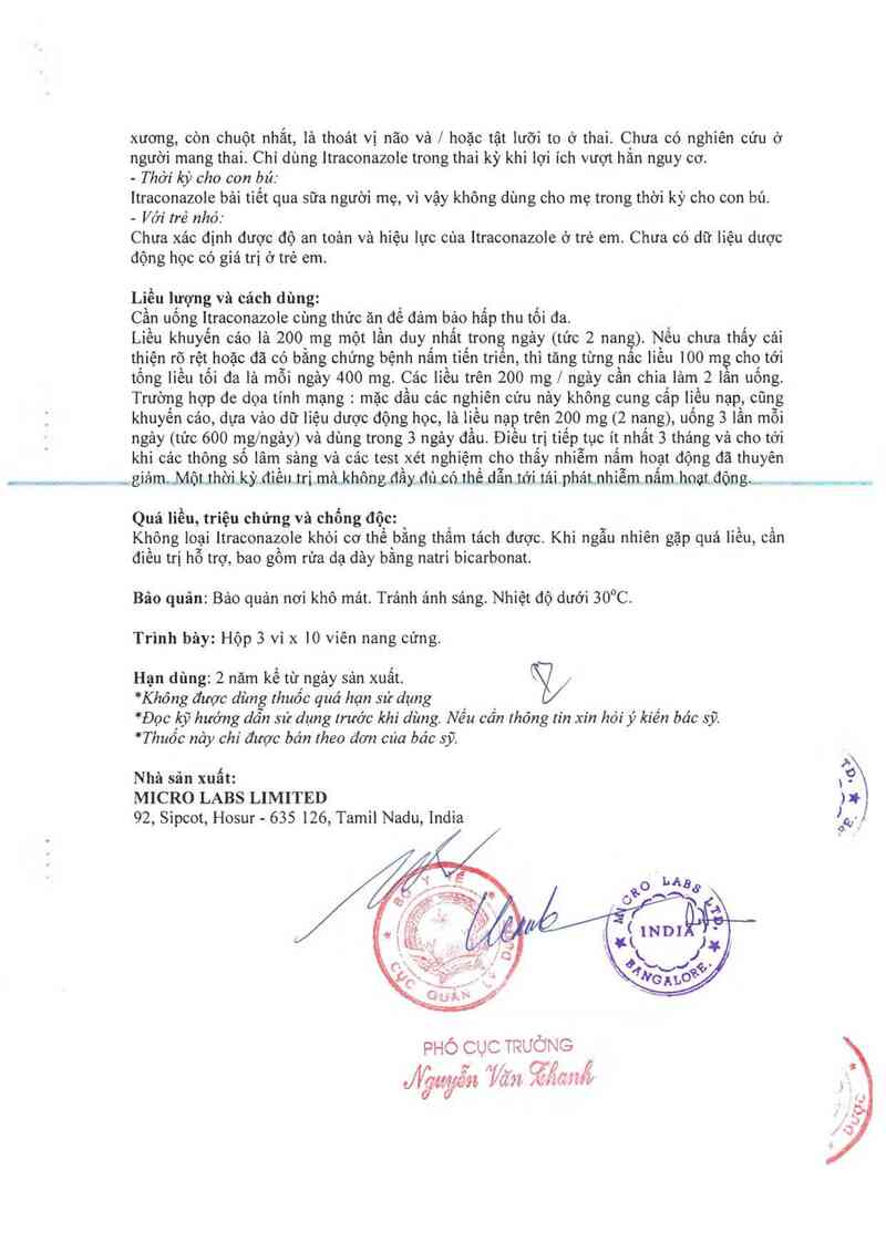thông tin, cách dùng, giá thuốc Itraxcop - ảnh 4