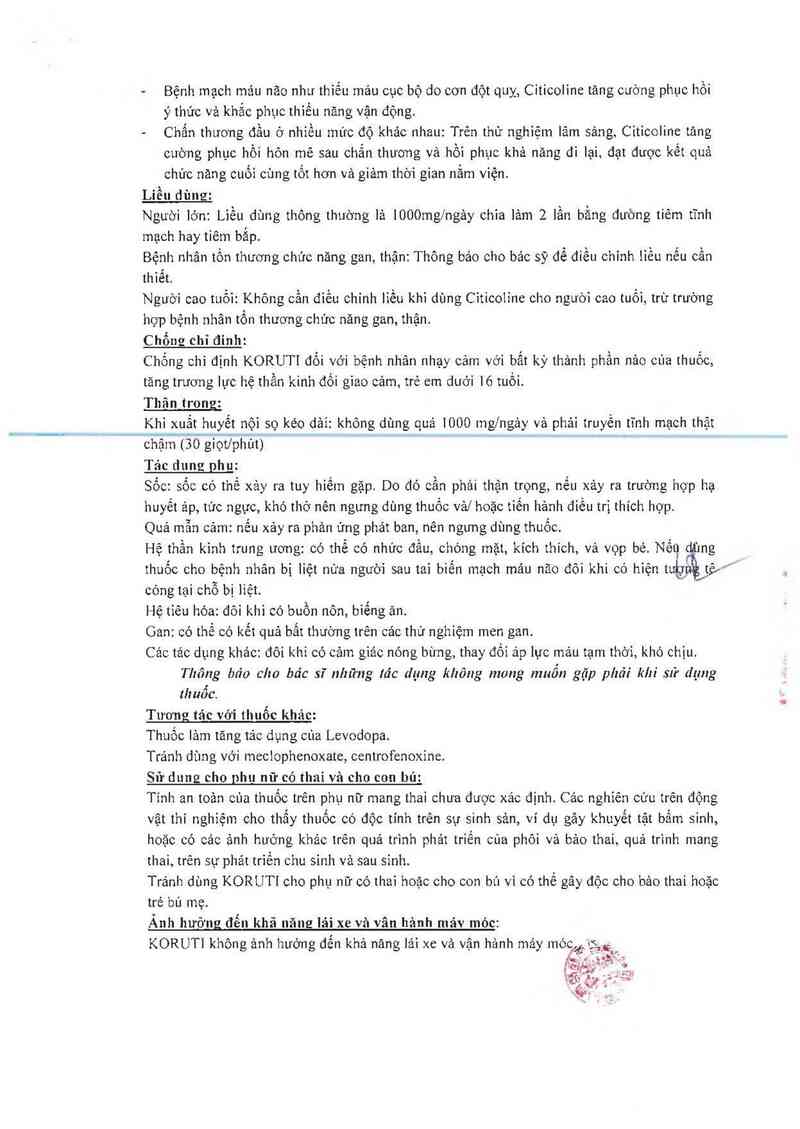 thông tin, cách dùng, giá thuốc Koruti Inj. - ảnh 3