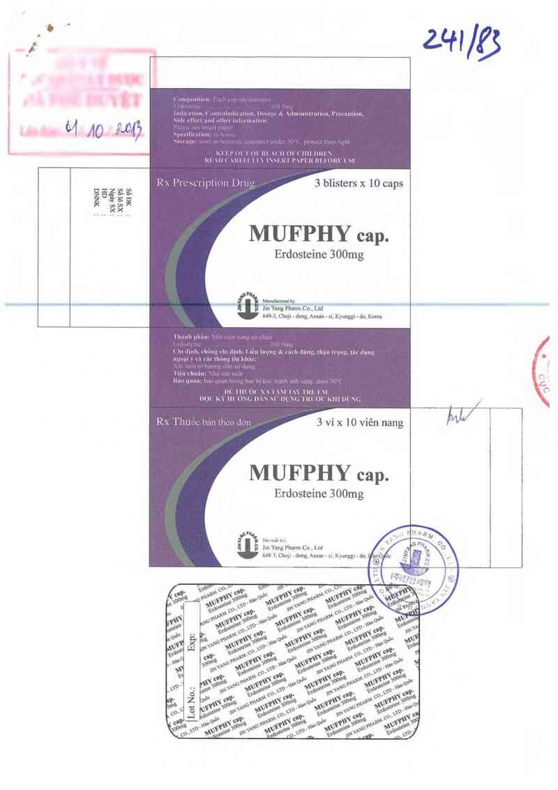 thông tin, cách dùng, giá thuốc Mufphy - ảnh 0